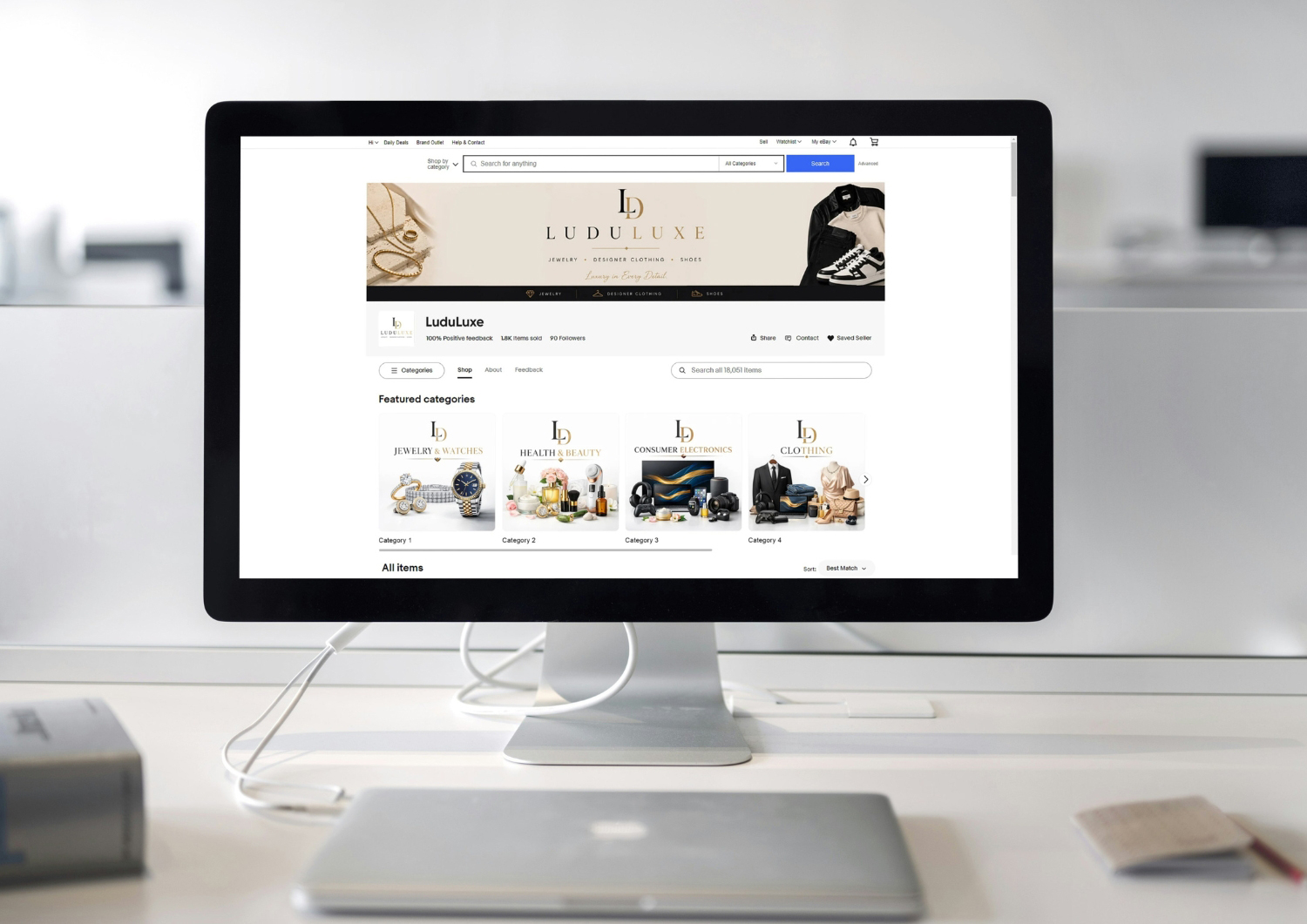 Alternate promotional banner design mockup