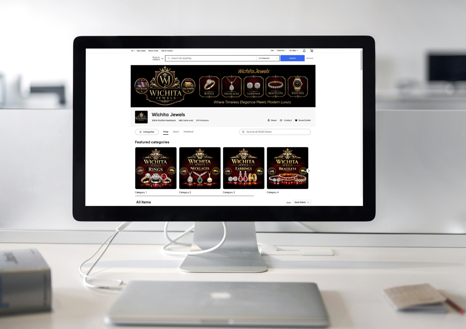 Promotional banner design mockup